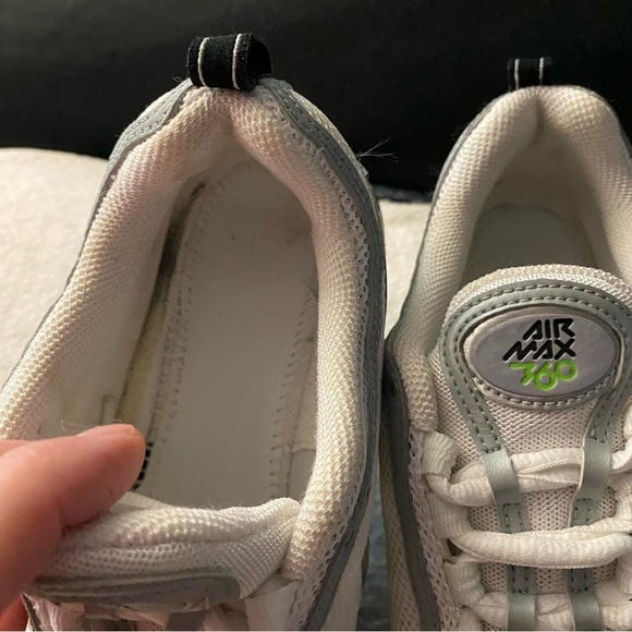 Nike air max 360 Vintage White And Green Colour Way women’s running shoes size 7 - Picture 7 of 8